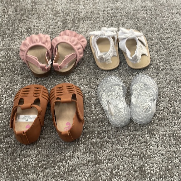 Baby B’gosh Sandals bundle. Size 3-6 Months. Four Pair. - Picture 3 of 3